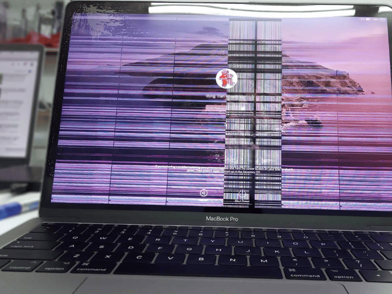 lỗi màn hình macbook pro 2017